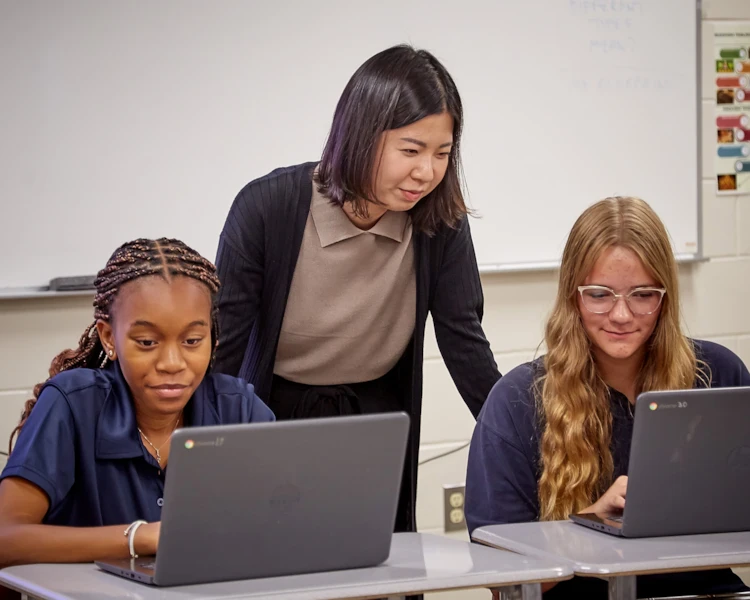 Students performing a concert