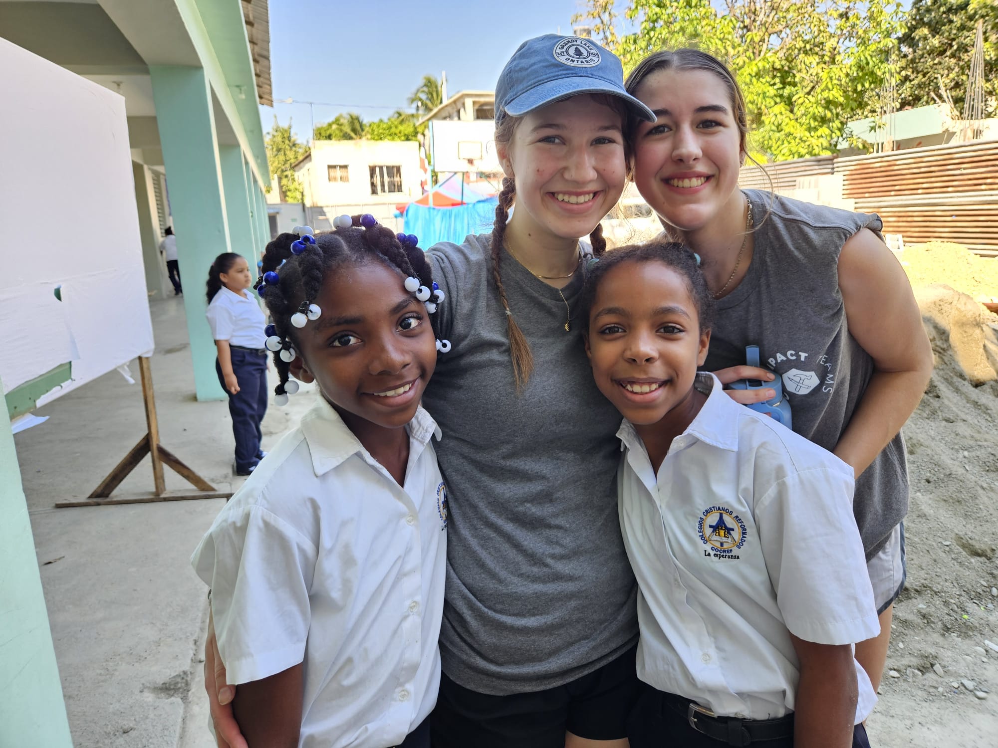 kids on a mission trip